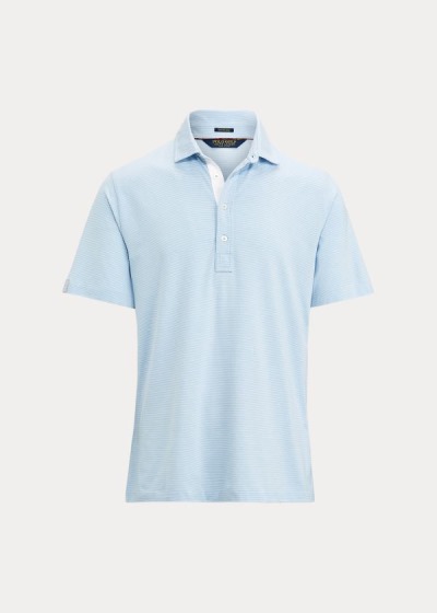 Ralph Lauren Classic Fit Stretch Lisle Polo Herre Danmark (WGZSX7563)